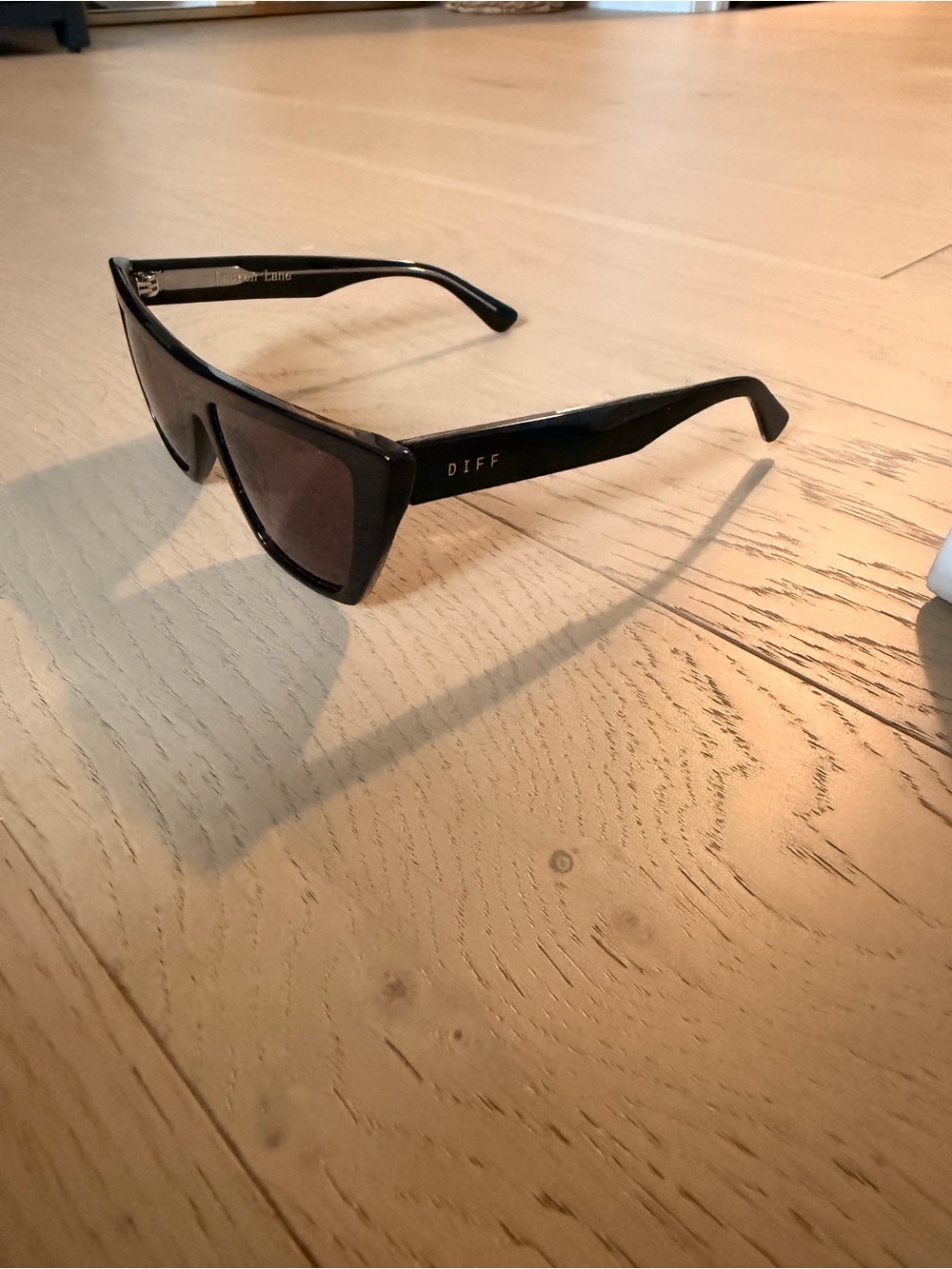 Lauren Lane X Diff Eyewear Black Sunglasses